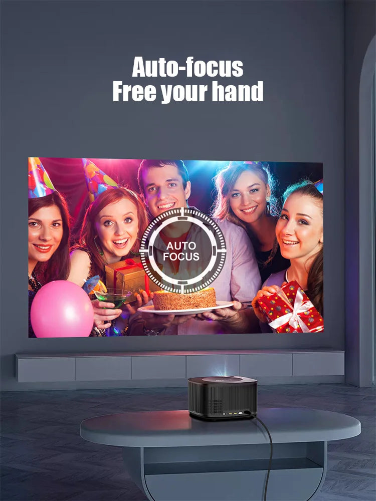 BYINTEK X30 Full HD 1080P Projector Licensed Netflix TV System Auto-focus Dolby Smart WIFI LCD LED Video Home Theater Projector