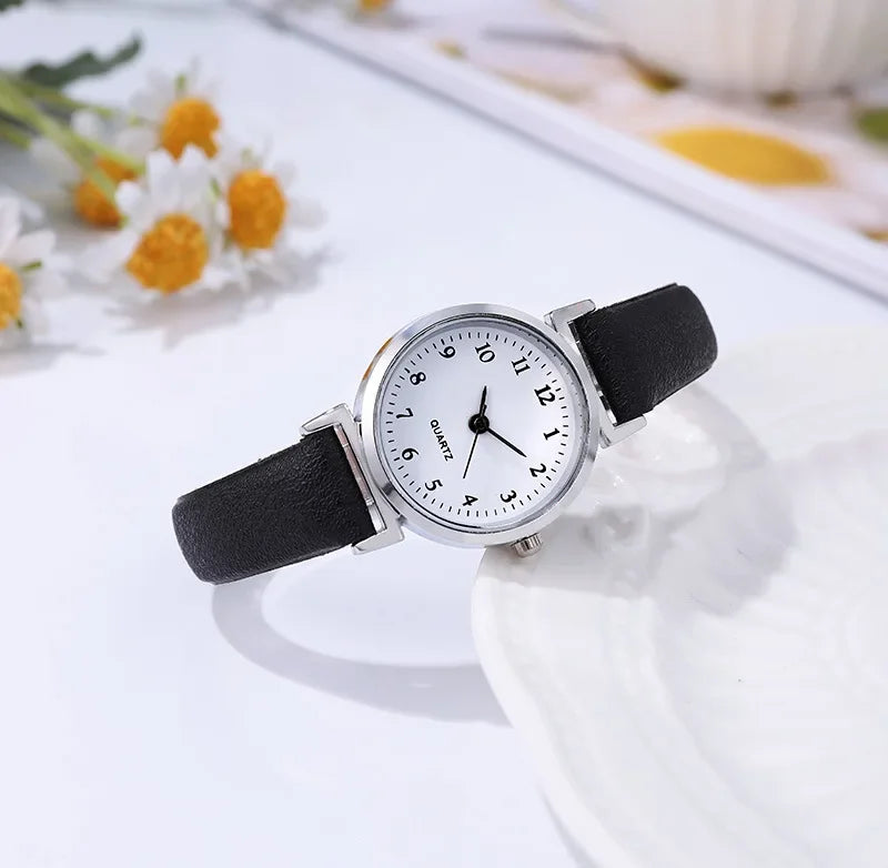 Brand Quartz Watchesfor Women Hight Quality Ladies Luxury Fashion Small Dial Casual Watch Leather Wristwatch Relojes Para Mujer
