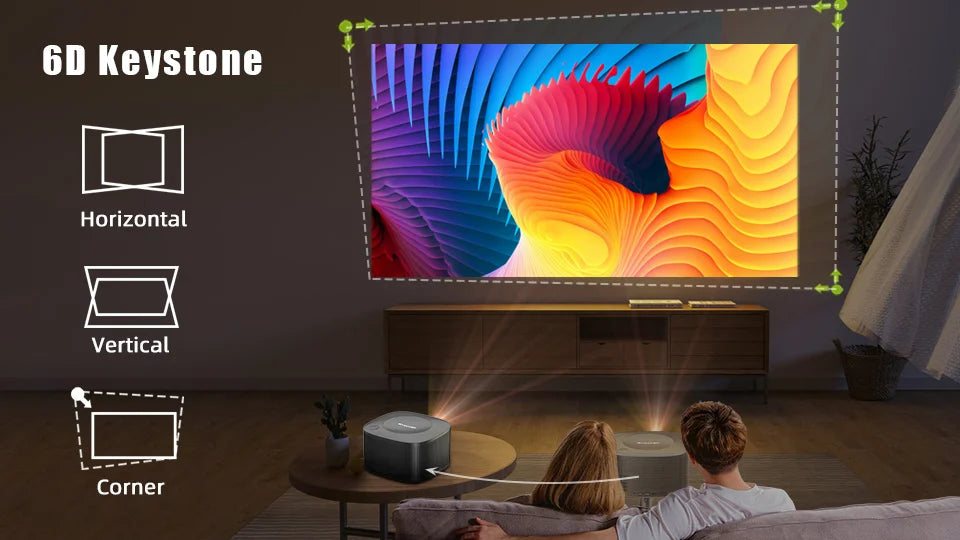 BYINTEK X30 Full HD 1080P Projector Licensed Netflix TV System Auto-focus Dolby Smart WIFI LCD LED Video Home Theater Projector