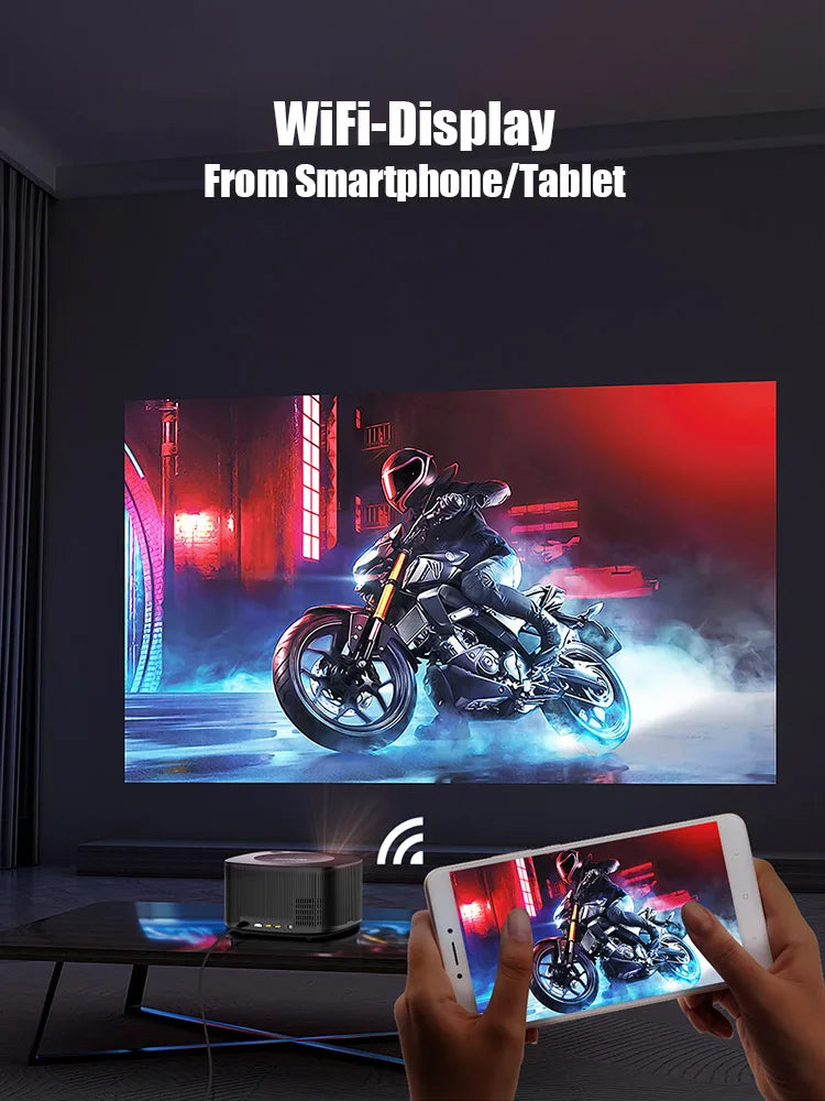 BYINTEK X30 Full HD 1080P Projector Licensed Netflix TV System Auto-focus Dolby Smart WIFI LCD LED Video Home Theater Projector