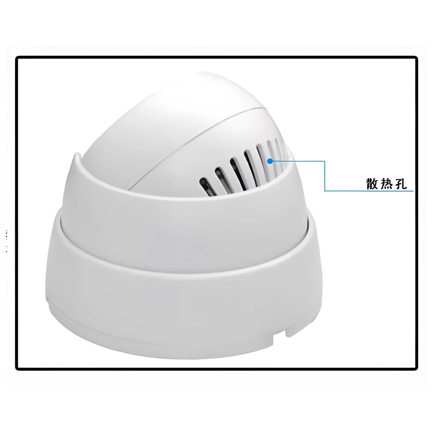 ALL DVR Compatible White Mini Analog/TVI/CVI AHD Dome Camera 4in1 1080P 4MP 5MP 4K Ultra HD OSD Menu Indoor Home CCTV Security