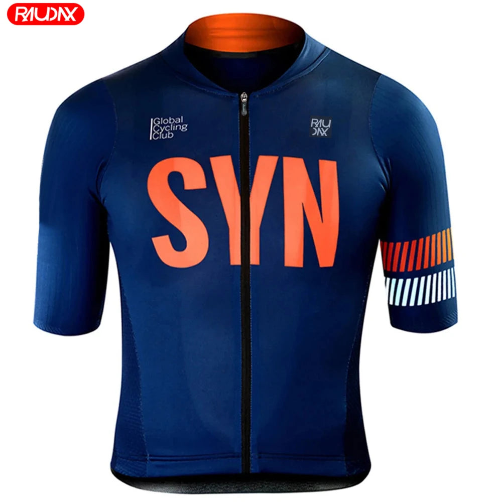 Cycling Jersey 2024 SYN Raudax Bike Shirts Breathable Racing Sport Mtb Bicycle Jerseys Ropa De Hombre Clothes Cycling Clothing
