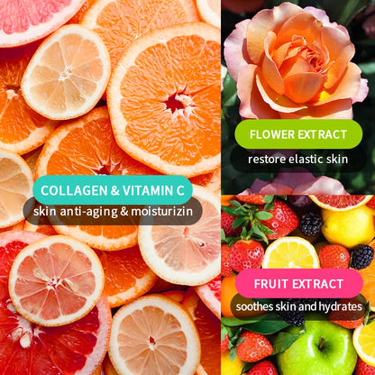 Face Skin Care Set Collagen Anti-aging Wrinkle Cream Hyaluronic Acid Lip Mask Retinol Serum Whitening Moisturizing Shrink Pores