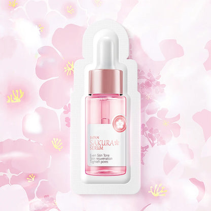 Sakura Whitening Face Serum Fade Fine Lines Anti Aging Tighten Pores Improve Melanin Pigment Dull Moisturizer Brighten Skin Care