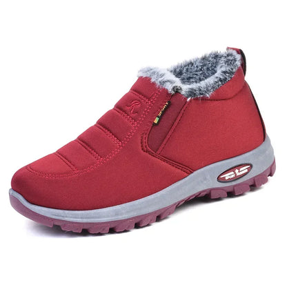 Winter Snow Boots Men Casual Slip on Ankle Boots Warm Fur Comfortable Sneakers Non-slip Botas Men Shoes Zapatos Hombre2024