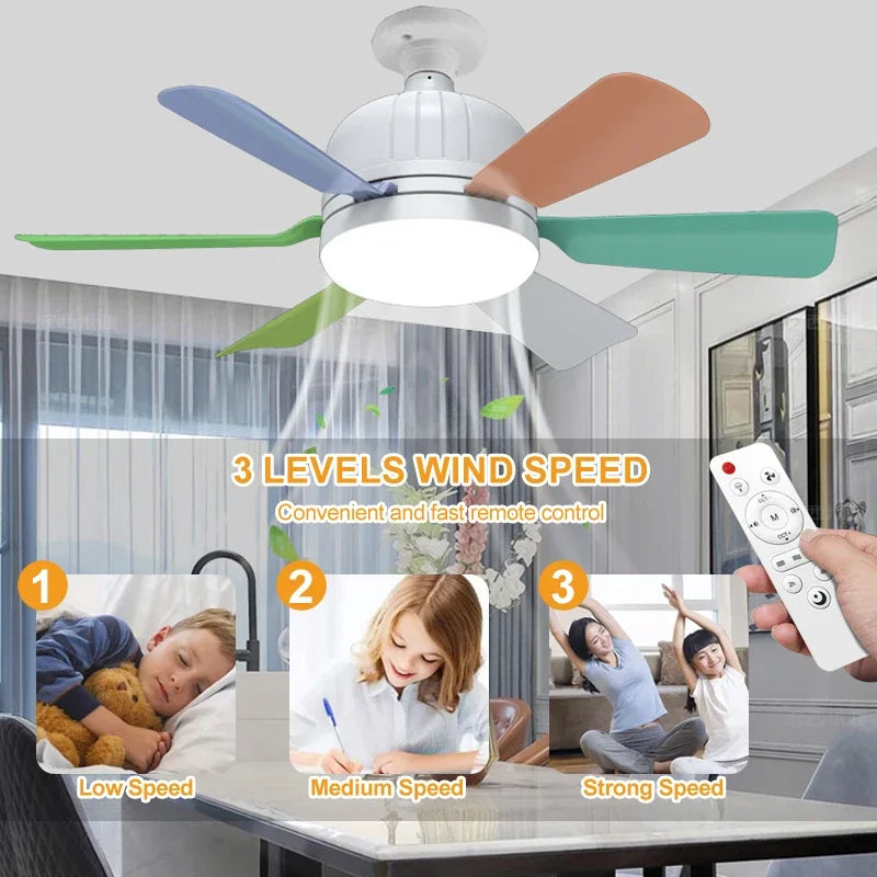 e27 socket fan light ventilador luz led de techo AC hogar cooling cold  home cocina celling living room ampoule ventilateur fan