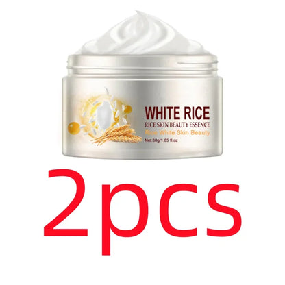 Korean White Rice Whitening Face Cream Anti Aging Remove Wrinkles Dark Spots Bleaching Melanin Improve Dull Moisturize Skin Care