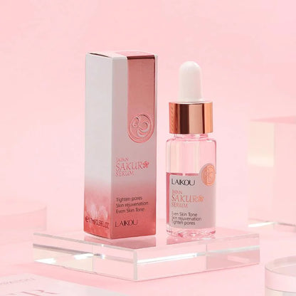 Sakura Whitening Face Serum Fade Fine Lines Anti Aging Tighten Pores Improve Melanin Pigment Dull Moisturizer Brighten Skin Care