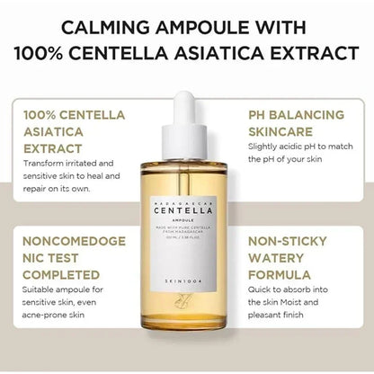 Centella Asiatica Skin Care Set Essence Moisturizing Calming Brightening Facial Serum Calming Moisturizing Brightening Face Care