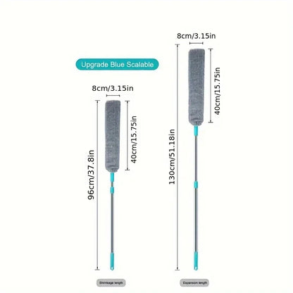Limpieza Hogar Bedside Dust Brush Stair Corner Household Artifacts Bed Bottom Gap Clean Fur Hair Dusty Magic Microfiber Duster