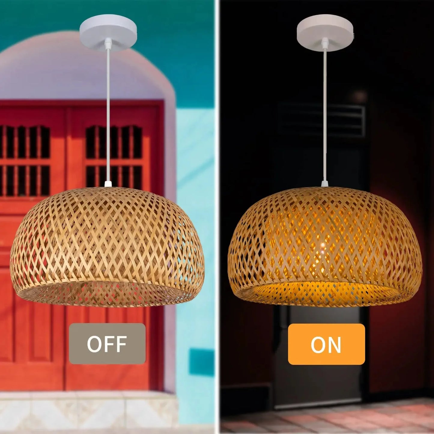 IRALAN Lampshades Made by bamboo Pendant Without Light Decor Chinese Lantern Natural Environmentally Friendly For living Room