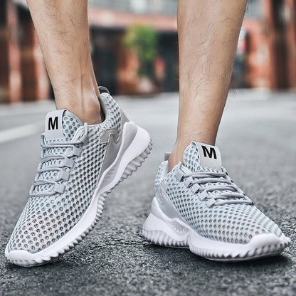 White Man Cheap Shoes Big Size 47 Running Sneakers Unisex Breathable Mesh Sports Shoes Mens Trianers Zapatillas Running Hombre