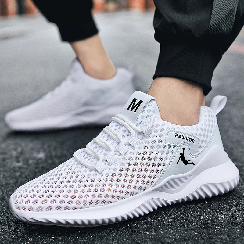White Man Cheap Shoes Big Size 47 Running Sneakers Unisex Breathable Mesh Sports Shoes Mens Trianers Zapatillas Running Hombre